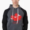 Canada Weather Gear Colour Block Chest Logo Hoodie - Black