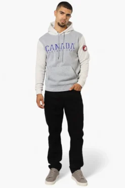Canada Weather Gear Colour Block Hoodie - Grey