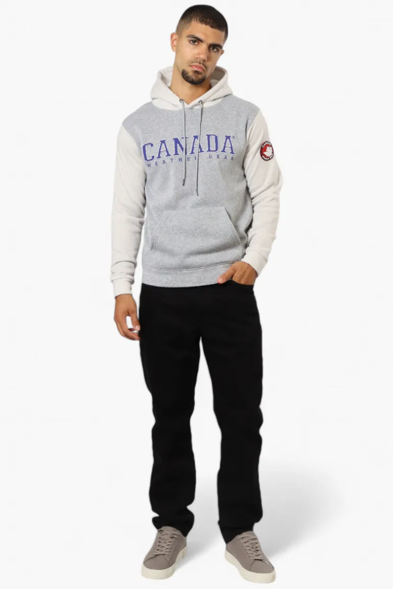 Canada Weather Gear Colour Block Hoodie - Grey