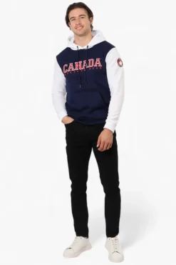 Canada Weather Gear Colour Block Hoodie - Navy