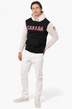 Canada Weather Gear Colour Block Hoodie - Black