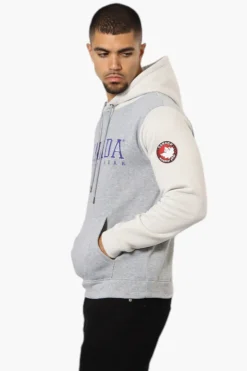 Canada Weather Gear Colour Block Hoodie - Grey