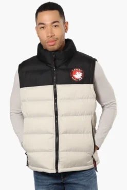 Canada Weather Gear Contrast Bubble Vest - White