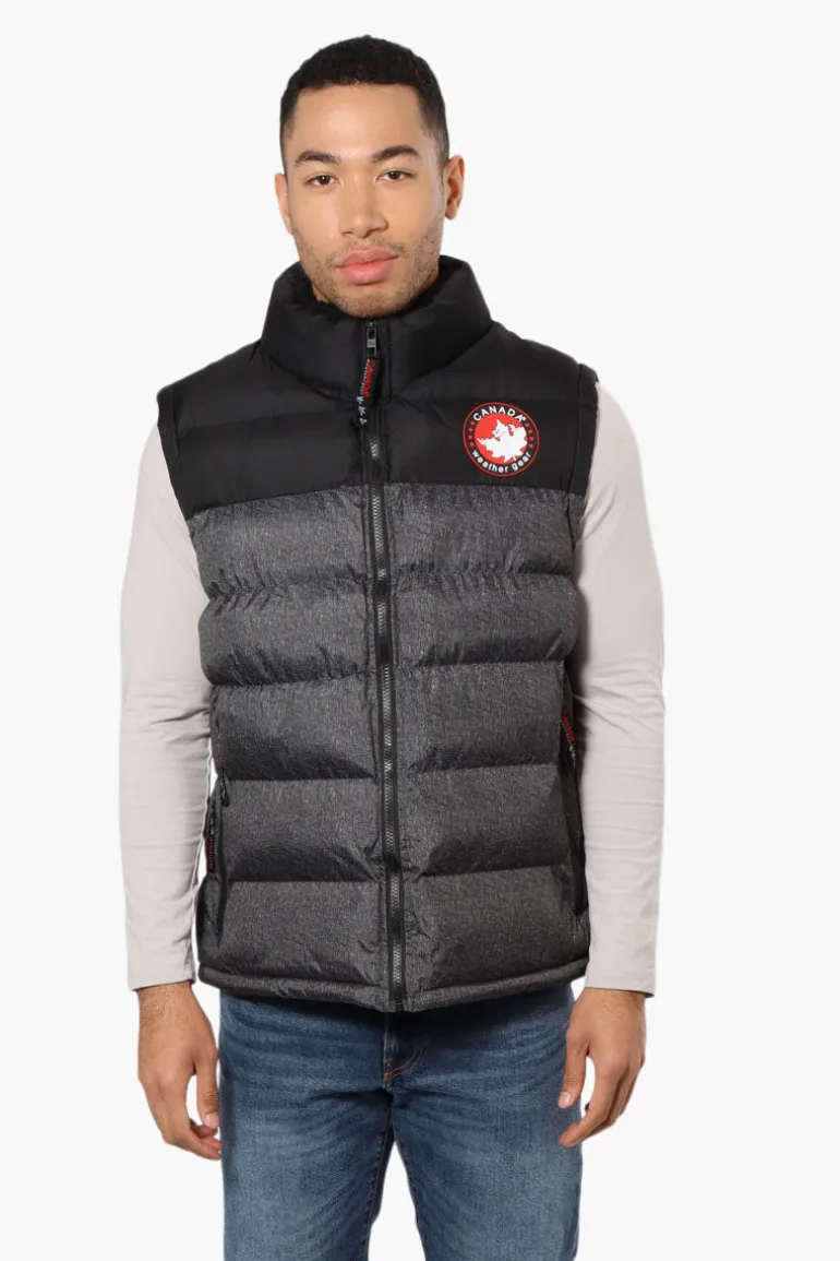Canada Weather Gear Contrast Bubble Vest - Grey