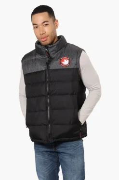 Canada Weather Gear Contrast Bubble Vest - Black