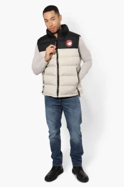 Canada Weather Gear Contrast Bubble Vest - White