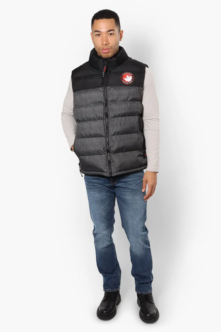 Canada Weather Gear Contrast Bubble Vest - Grey