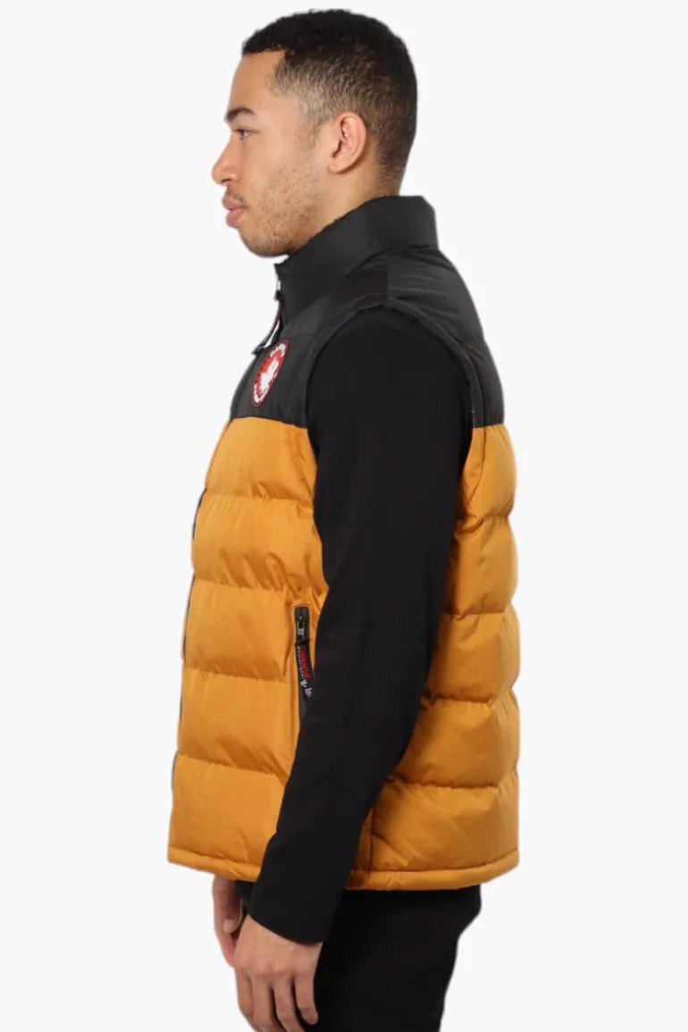 Canada Weather Gear Contrast Bubble Vest - Mustard