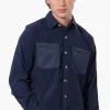 Canada Weather Gear Corduroy Casual Shirt - Navy
