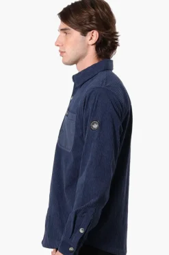 Canada Weather Gear Corduroy Casual Shirt - Navy