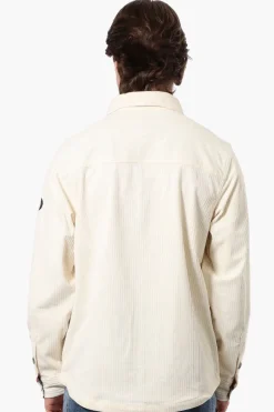 Canada Weather Gear Corduroy Casual Shirt - Cream