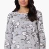 Canada Weather Gear Dog Pattern Pajama Top - Grey