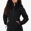 Canada Weather Gear Faux Fur Lined Hood Parka Jacket - Navy