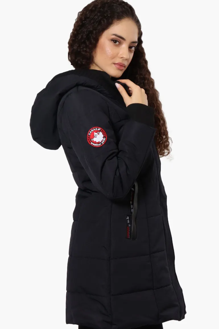 Canada Weather Gear Faux Fur Lined Hood Parka Jacket - Navy