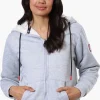 Canada Weather Gear Fleece Lined Zip Up Hoodie - Grey