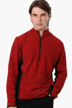 Canada Weather Gear Fleece Pullover Sweatshirt - Red