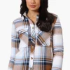 Canada Weather Gear Fleece Lined Lightweight Jacket - Blue