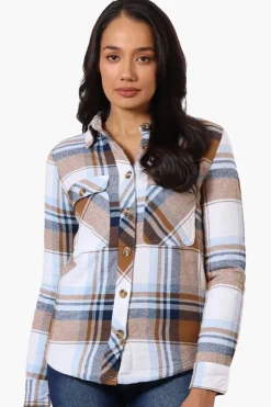 Canada Weather Gear Fleece Lined Lightweight Jacket - Blue