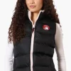 Canada Weather Gear Fleece Lined Collar Bubble Vest - Black