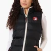 Canada Weather Gear Fleece Lined Collar Bubble Vest - Black