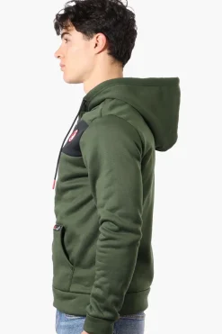 Canada Weather Gear Fleece Lined Zip Up Hoodie - Olive