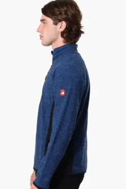 Canada Weather Gear Fleece Pullover Sweatshirt - Navy