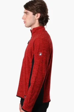 Canada Weather Gear Fleece Pullover Sweatshirt - Red