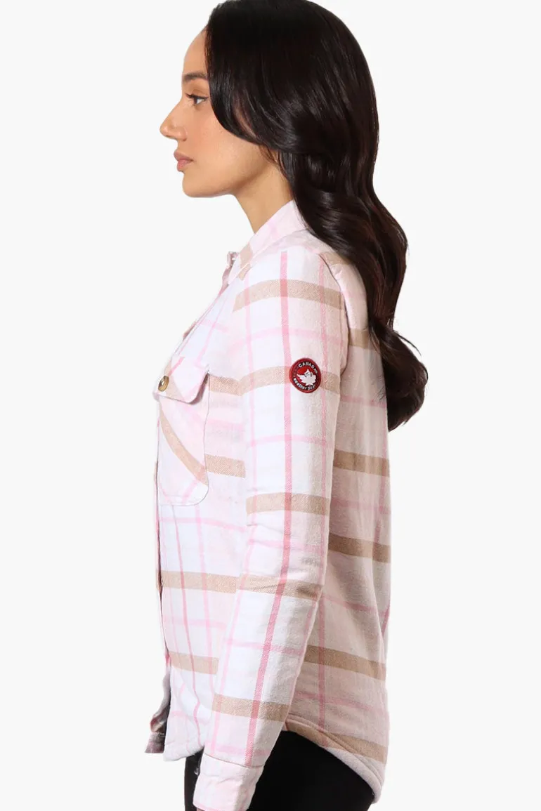 Canada Weather Gear Fleece Lined Lightweight Jacket - Blush
