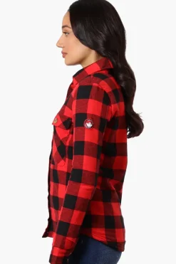 Canada Weather Gear Fleece Lined Lightweight Jacket - Red
