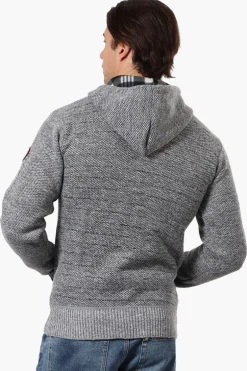 Canada Weather Gear Fleece Lined Hooded Lightweight Jacket - Grey