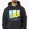 Canada Weather Gear Forest Graphic Hoodie - Grey