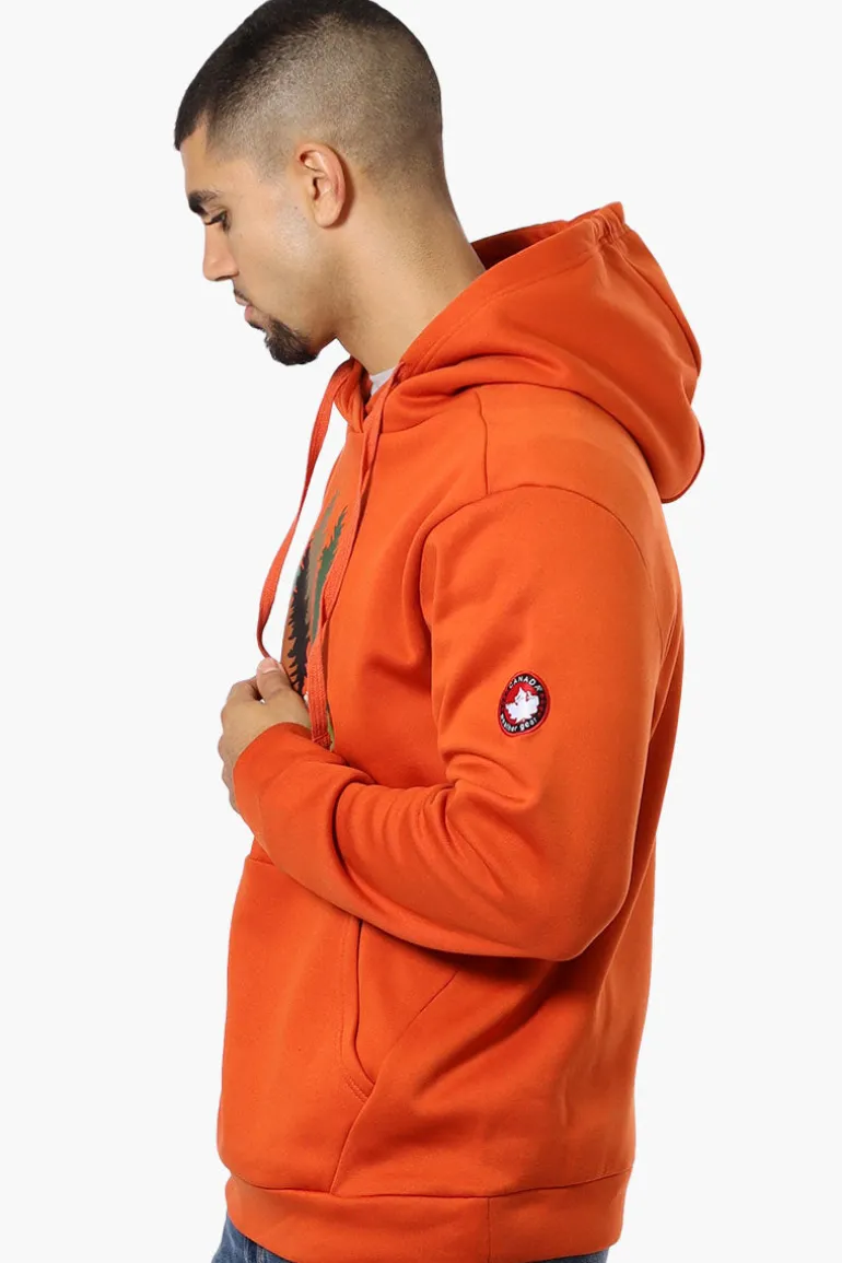 Canada Weather Gear Forest Graphic Hoodie - Orange