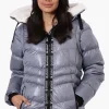 Canada Weather Gear Grid Pattern Zip Off Sleeve Bomber Jacket - Grey