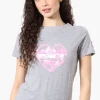 Canada Weather Gear Heart Mountain Print Tee - Grey