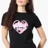 Canada Weather Gear Heart Mountain Print Tee - Black