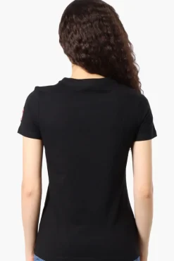 Canada Weather Gear Heart Mountain Print Tee - Black