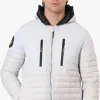 Canada Weather Gear Heat Retention Lining Bomber Jacket - White