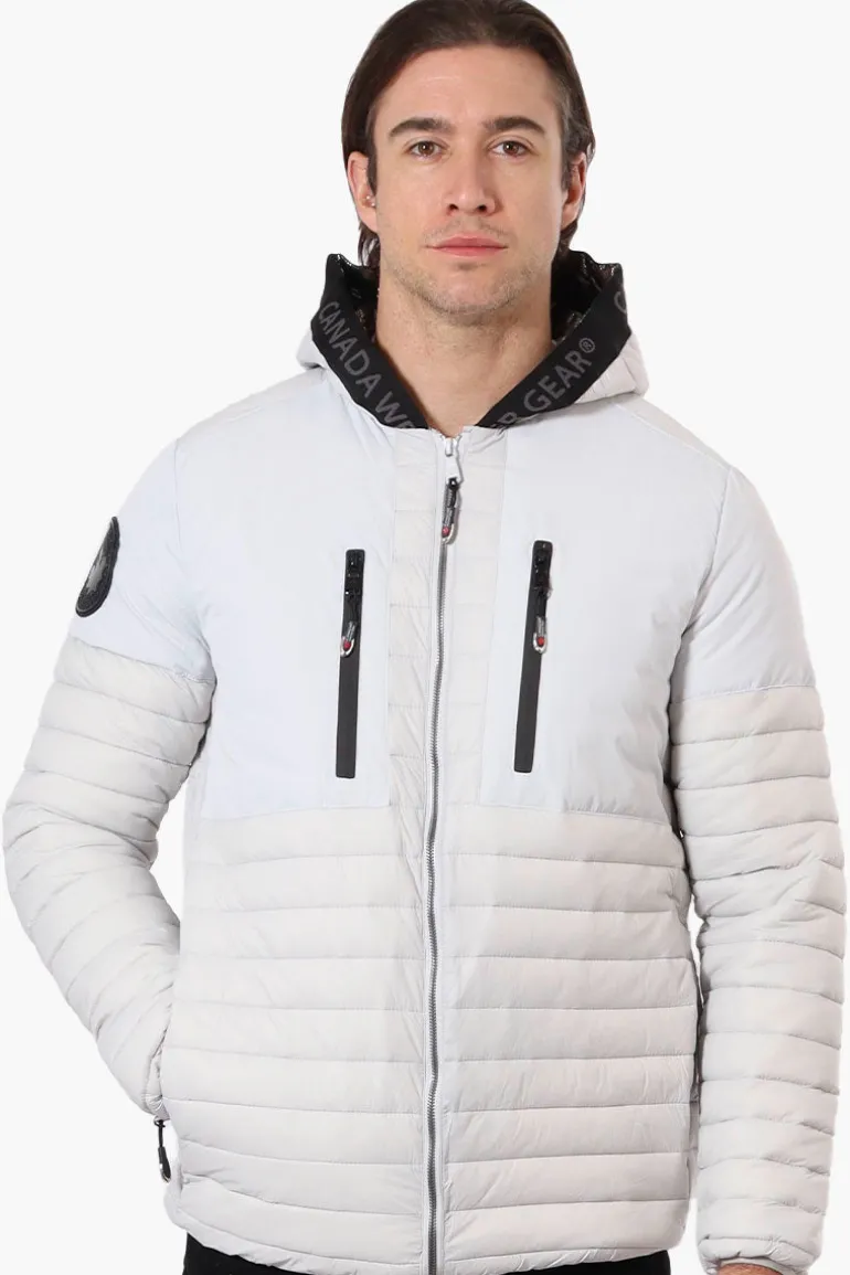 Canada Weather Gear Heat Retention Lining Bomber Jacket - White