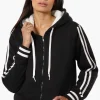 Canada Weather Gear Hooded Sherpa Lined Lightweight Jacket - Black