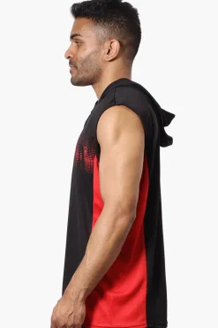 Canada Weather Gear Hooded Muscle Tee - Black