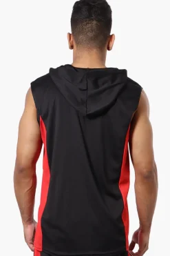Canada Weather Gear Hooded Muscle Tee - Black