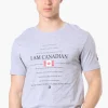 Canada Weather Gear I Am Canadian Print Tee - Grey