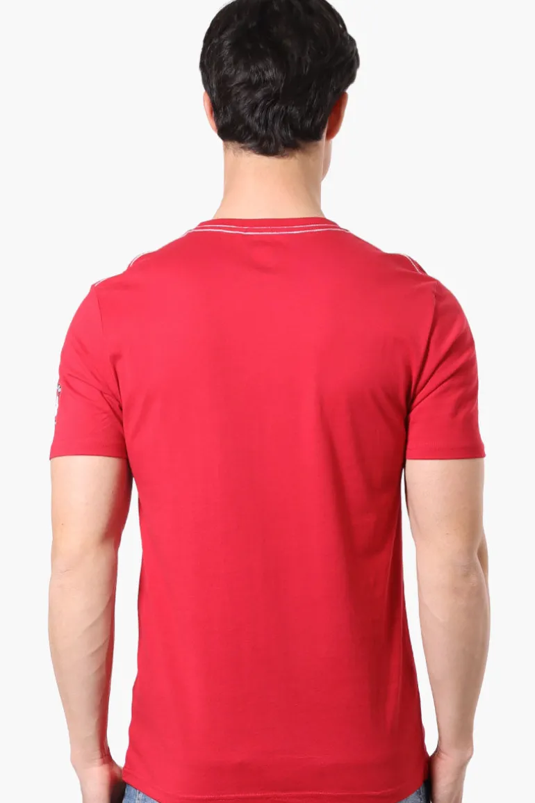 Canada Weather Gear I Am Canadian Print Tee - Red