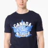 Canada Weather Gear Leaf Print Tee - Navy