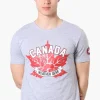 Canada Weather Gear Leaf Print Tee - Grey