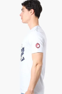 Canada Weather Gear Leaf Print Tee - Blue