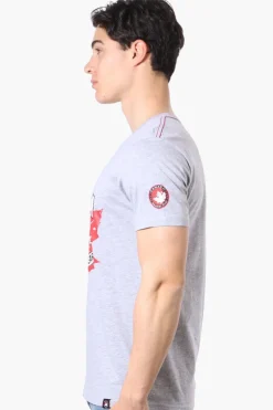 Canada Weather Gear Leaf Print Tee - Grey