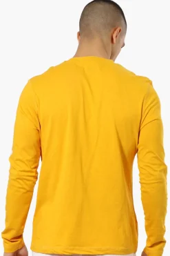 Canada Weather Gear Logo Sleeve Long Sleeve Top - Yellow