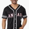 Canada Weather Gear Mesh Chest Logo Baseball Tee - Black