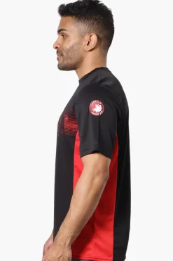 Canada Weather Gear Mesh Crew Neck Tee - Black